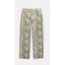 Pantalón animal print recto